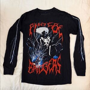 Phoebe Bridgers Black Graphic Long Sleeve Shirt Small
